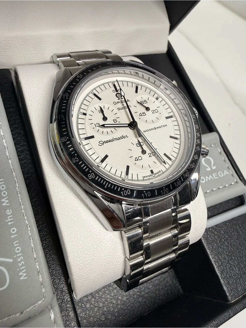 MoonSwatch MOD 1965 Stainess Steel Watch